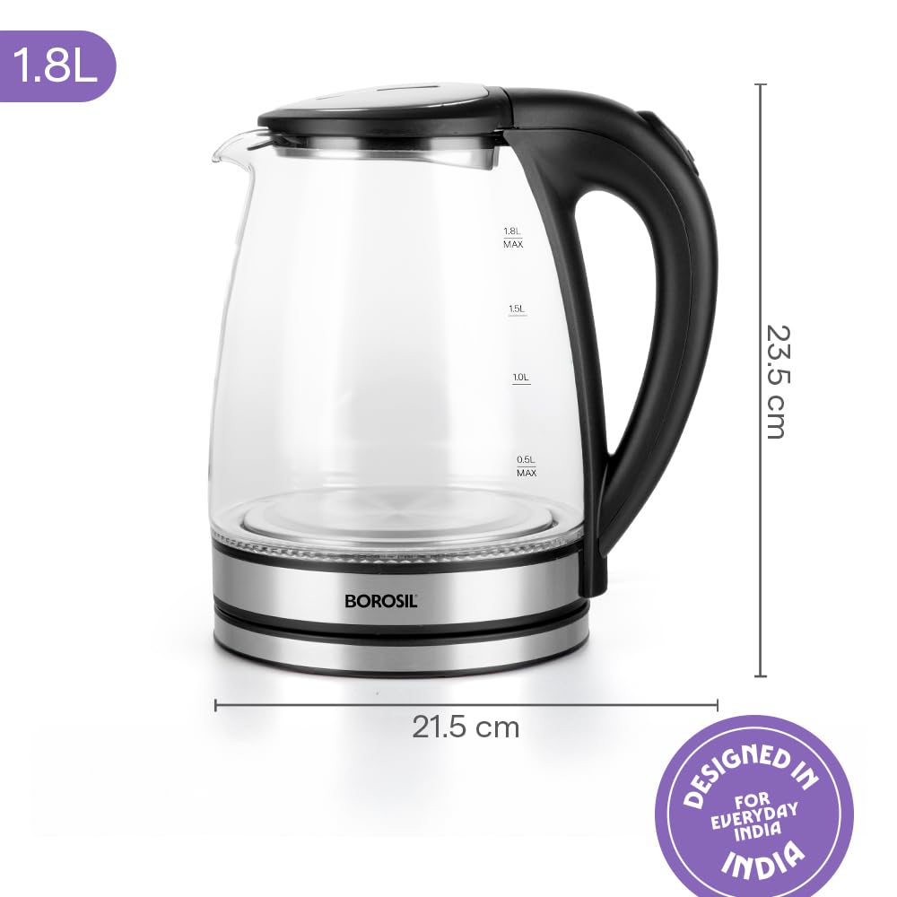 Borosil Electric Glass Kettle