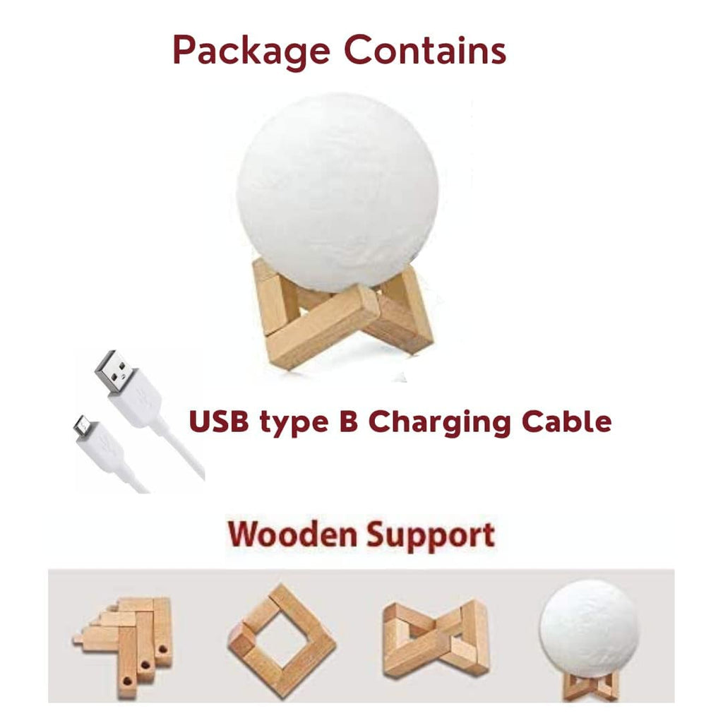 Touch Control LED Moon Night Lamp