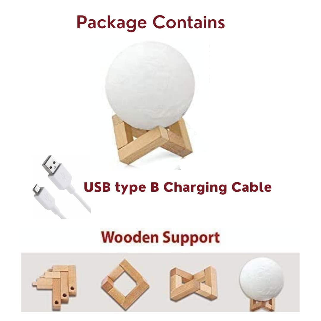 Touch Control LED Moon Night Lamp