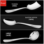 5 Pieces Stainless Steel Serving Spoon