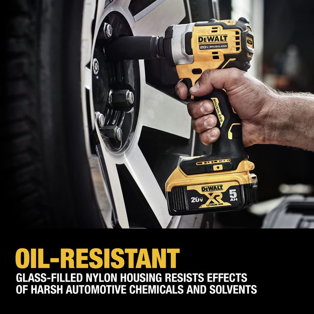 20V Cordless Brushless Compact Impact Wrench 1/2"