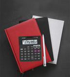 Calculator with Hardbound Notebook