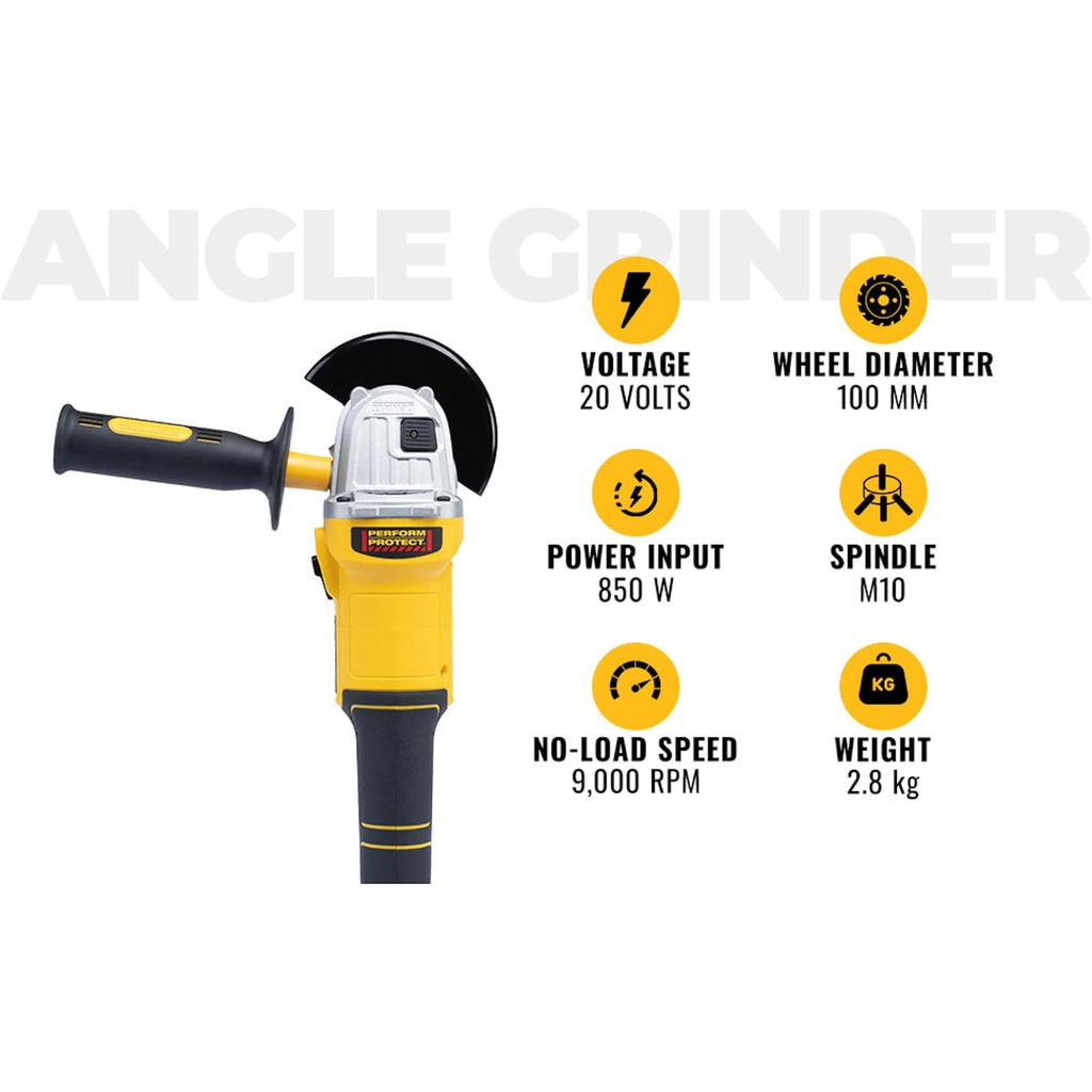 18V Cordless Brushless 4" Angle Grinder Kit