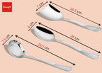 5 Pieces Stainless Steel Serving Spoon