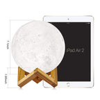 Touch Control LED Moon Night Lamp