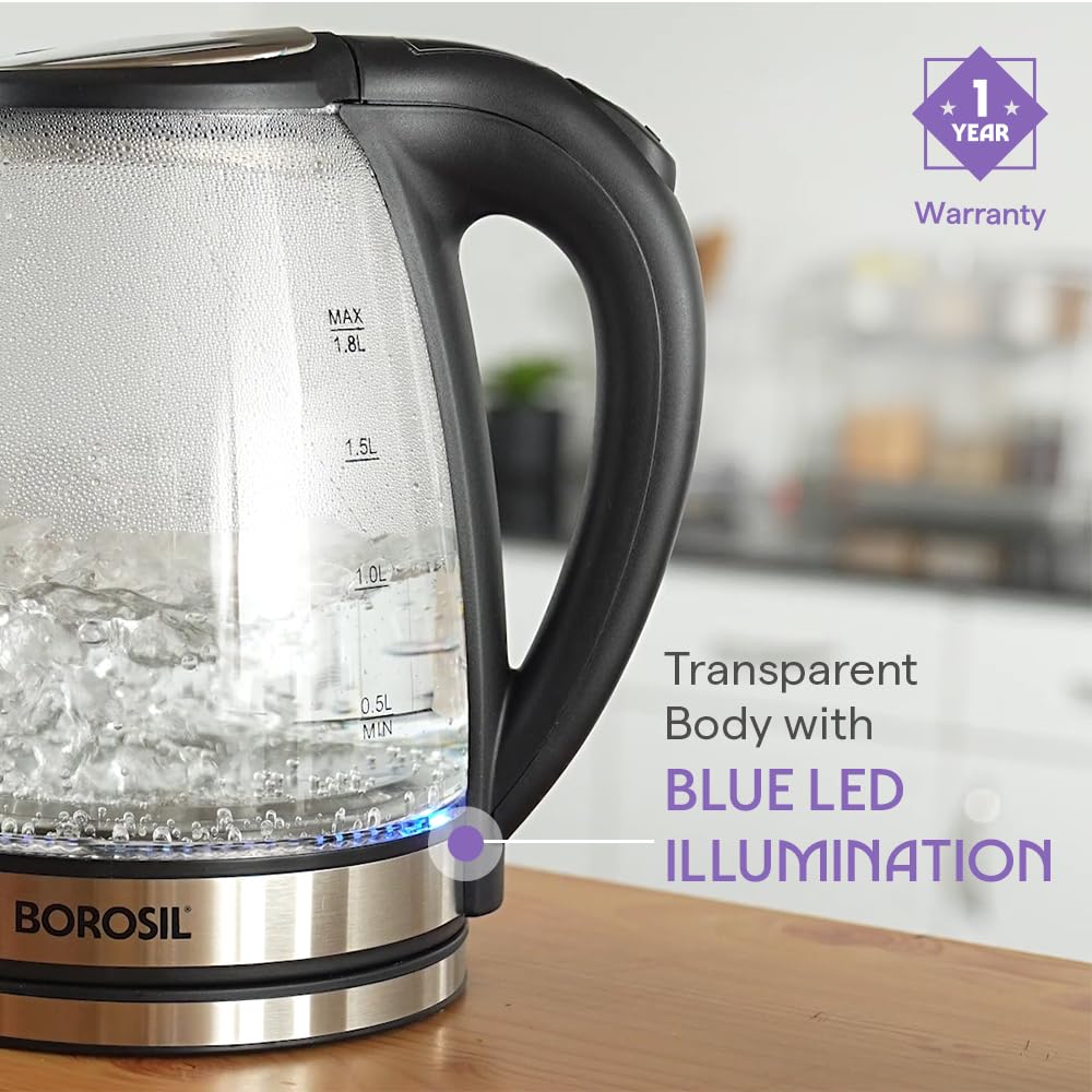 Borosil Electric Glass Kettle