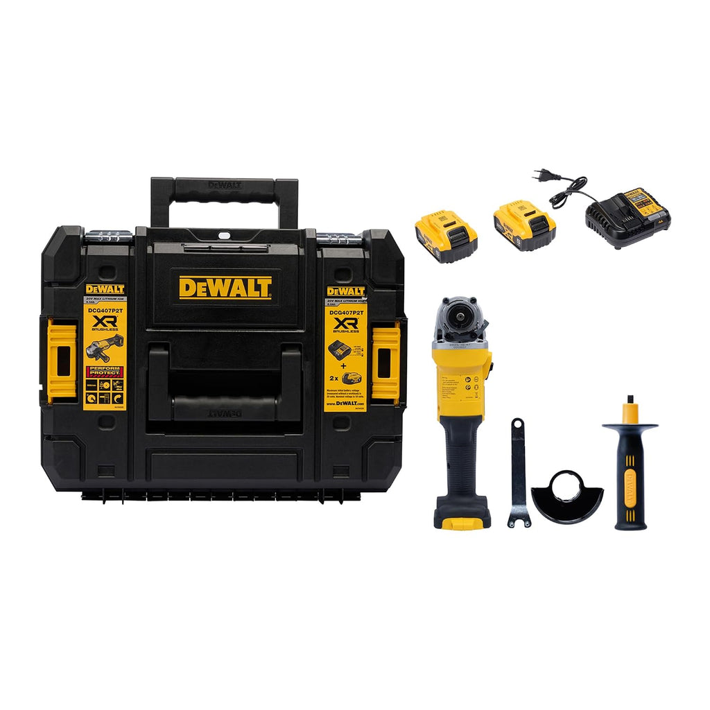 18V Cordless Brushless 4" Angle Grinder Kit