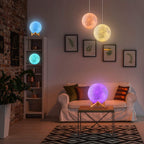 Touch Control LED Moon Night Lamp