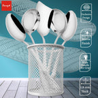 5 Pieces Stainless Steel Serving Spoon