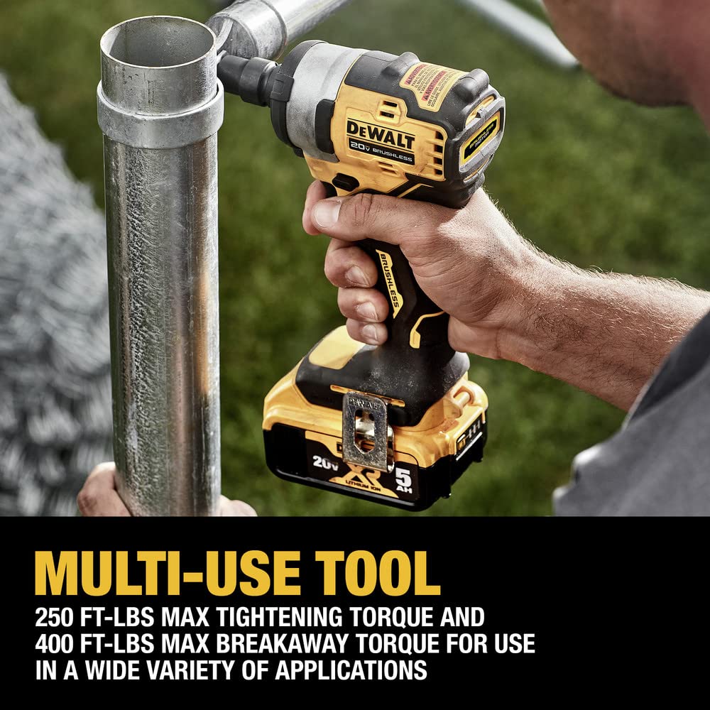 20V Cordless Brushless Compact Impact Wrench 1/2"
