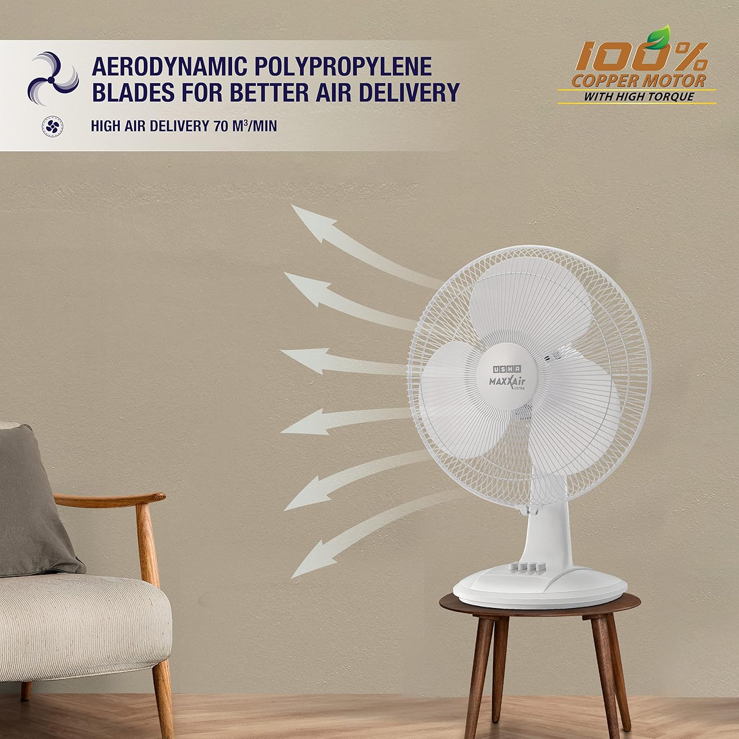 USHA Table Fan