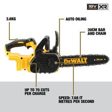 Load image into Gallery viewer, 18V Compact Chain Saw (Bare)
