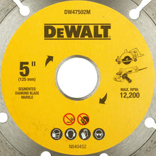 Load image into Gallery viewer, 5&quot; Marble Cutting Blade
