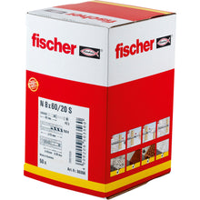 Load image into Gallery viewer, Fischer  N 8 x 60/20 S with countersunk head gvz
